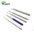 Customized 304 Stainless Steel Extension Telescopic Tube with Rubber Ball End